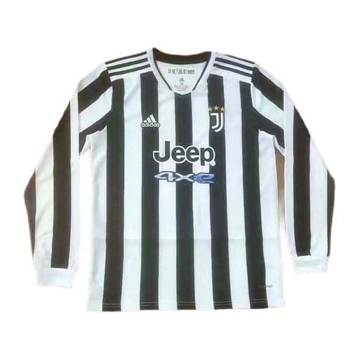 Tailandia Camiseta Juventus 1ª ML 2021-2022 Blanco